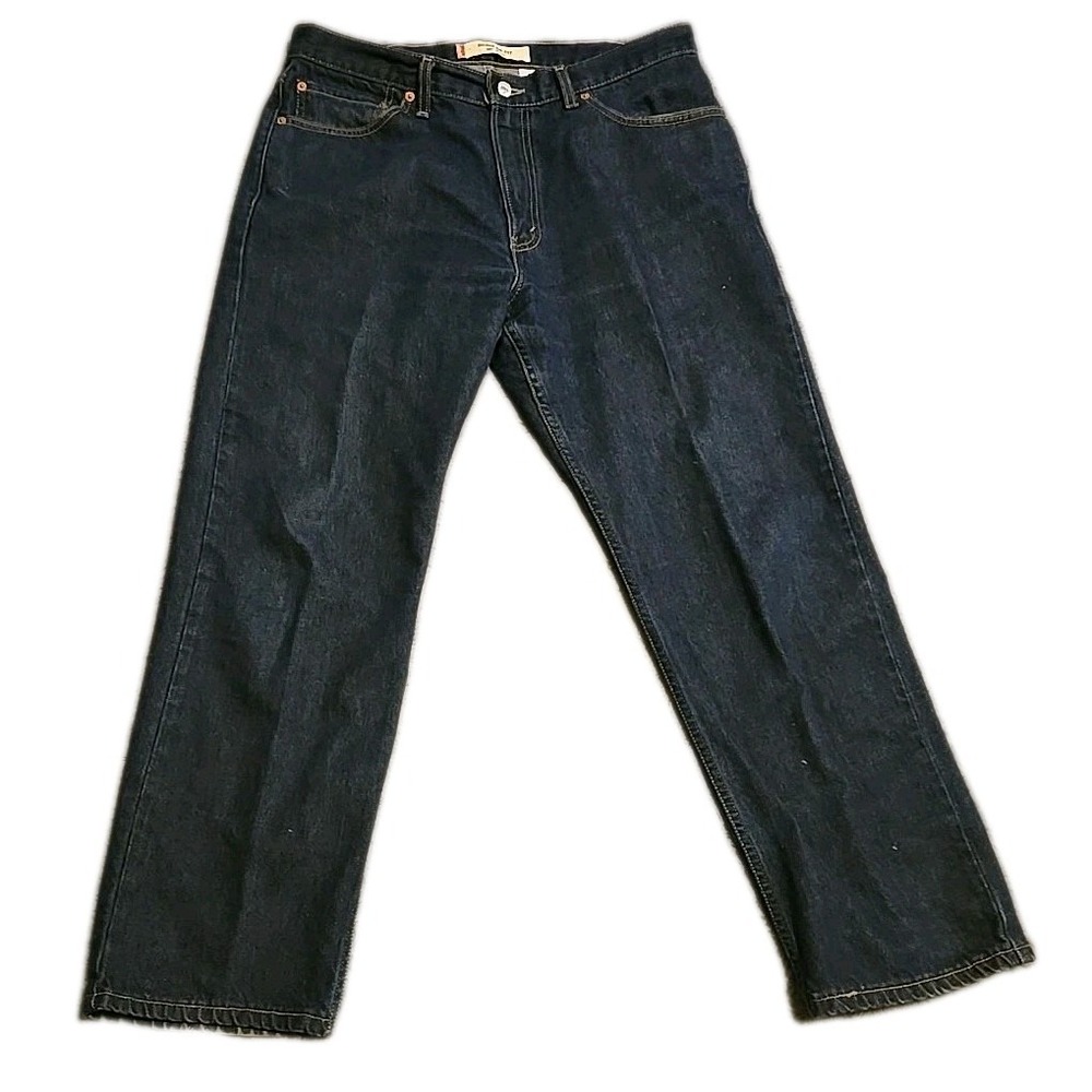 Vintage Levi's 505 Men's 36x30 Dark Wash Straight Fit Made in Canada Denim